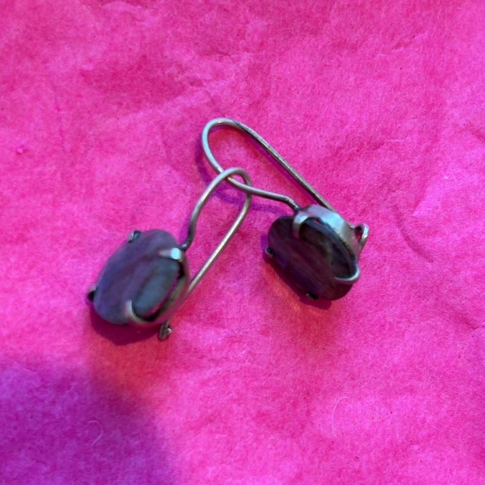 Jane Diaz Labrodite Earrings